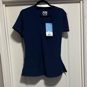 Barco Uniforms Women's Dark Blue Short Sleeve Scrub Top